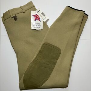 NWT Vintage Miller's Riding Apparel Breeches Women's 30 Tan Equestrian USA Made